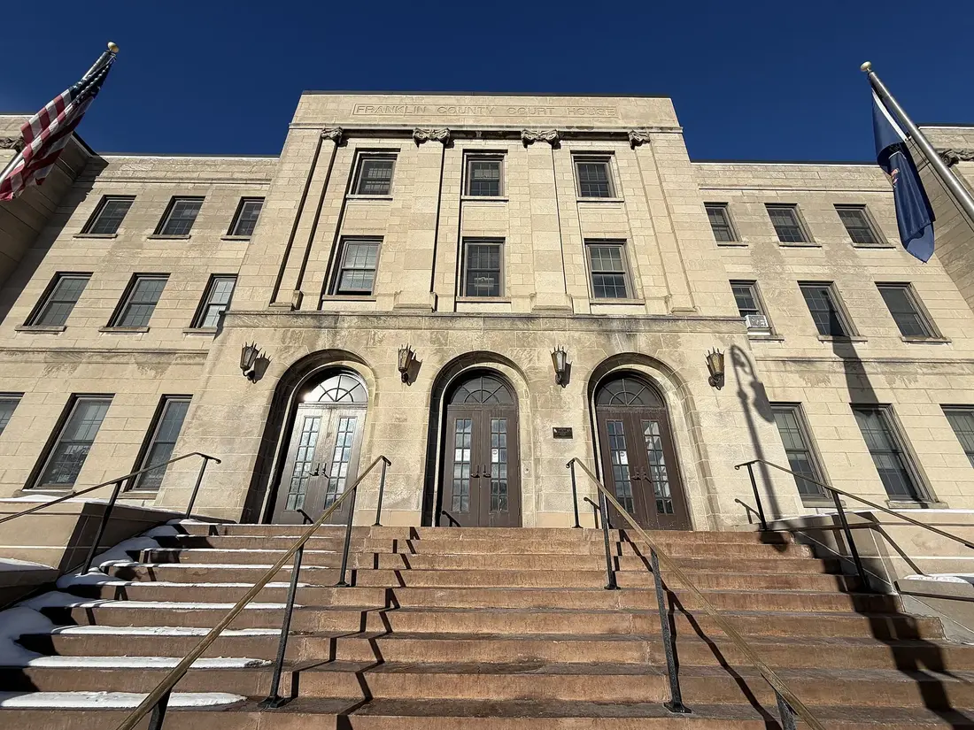 The Franklin County Courthouse in Malone, New York