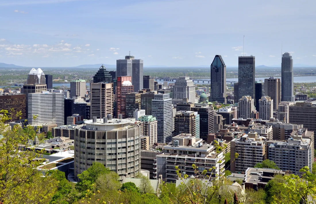 The Montreal skyline