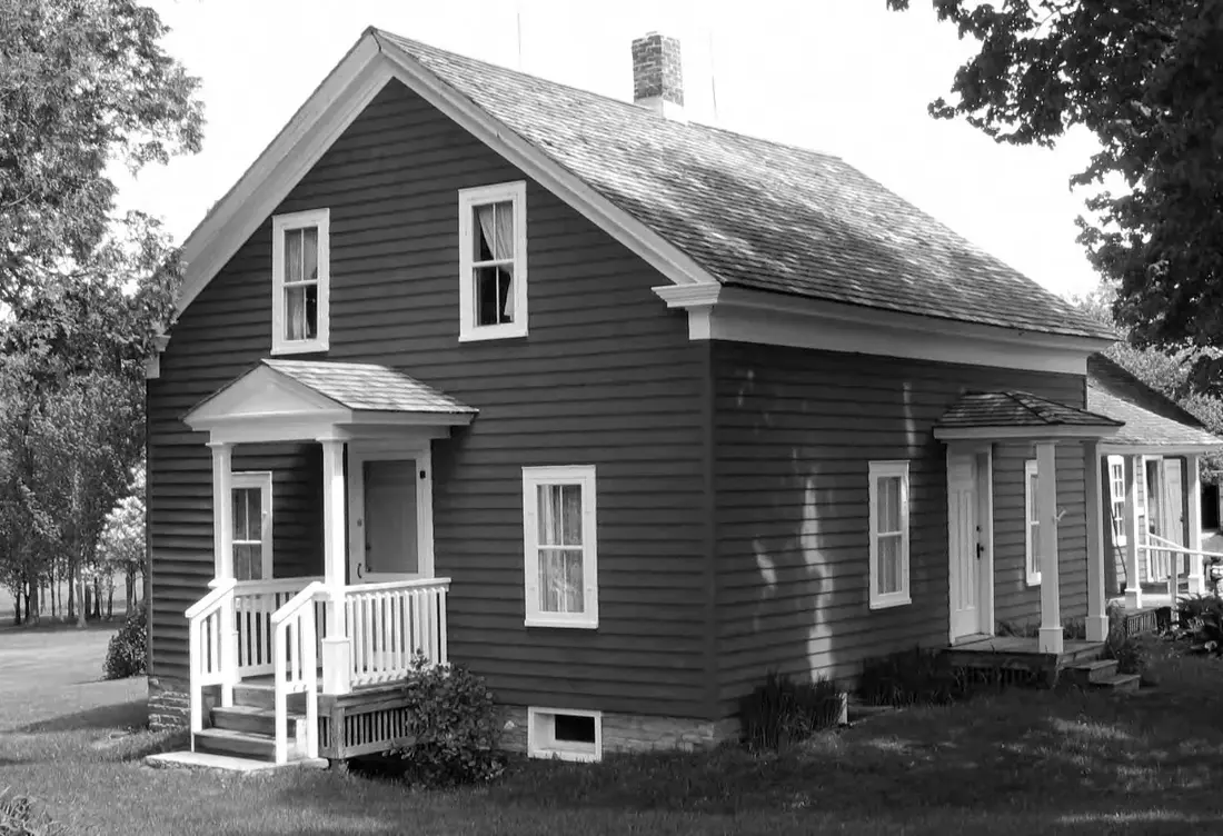The Wilder family farmhouse at the Almanzo Wilder Farm near Malone, New York