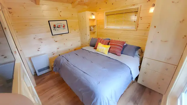 The Modern Tiny Home, main bedroom