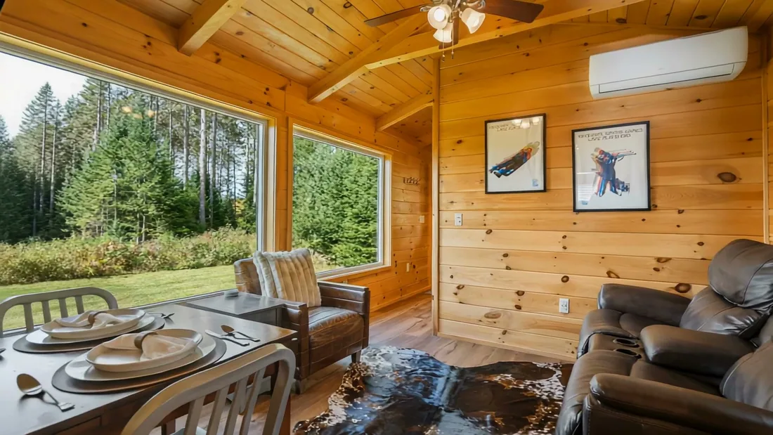 The Modern Tiny Home's dining table and living room, photo 4