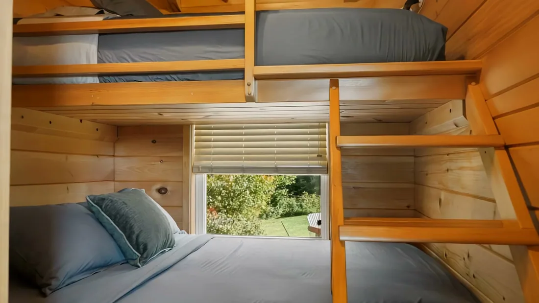 The bunk room at The Modern Tiny Home